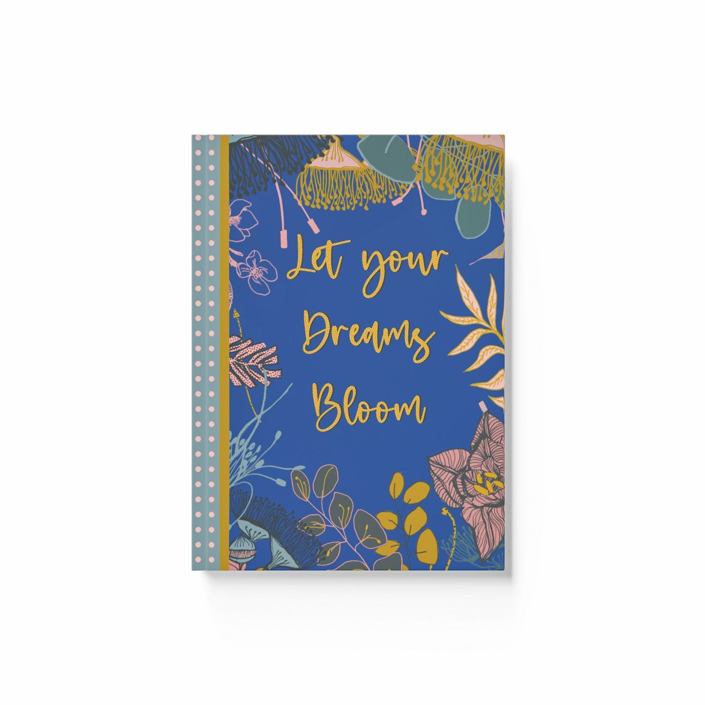Gorgeous Gum Tree Hard Backed Journal - Electric Blue