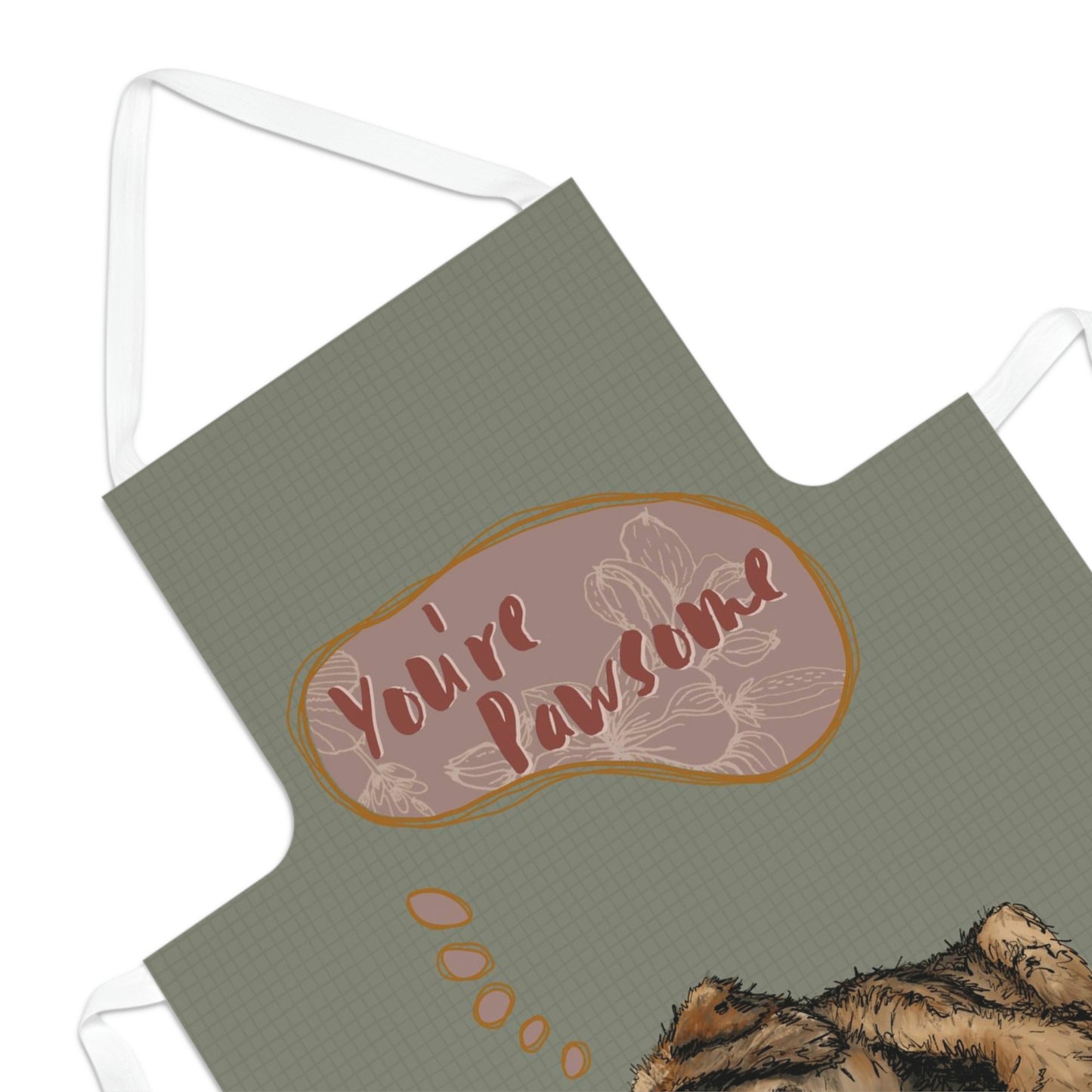 Puppy Border Terrier ‘You’re Pawsome’ Apron