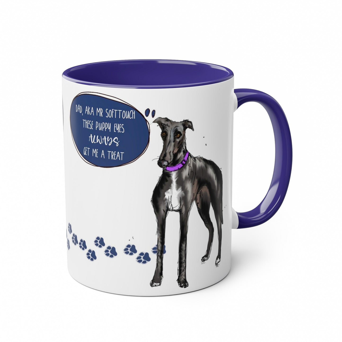 Greyhound Funny Fathers Day Mug