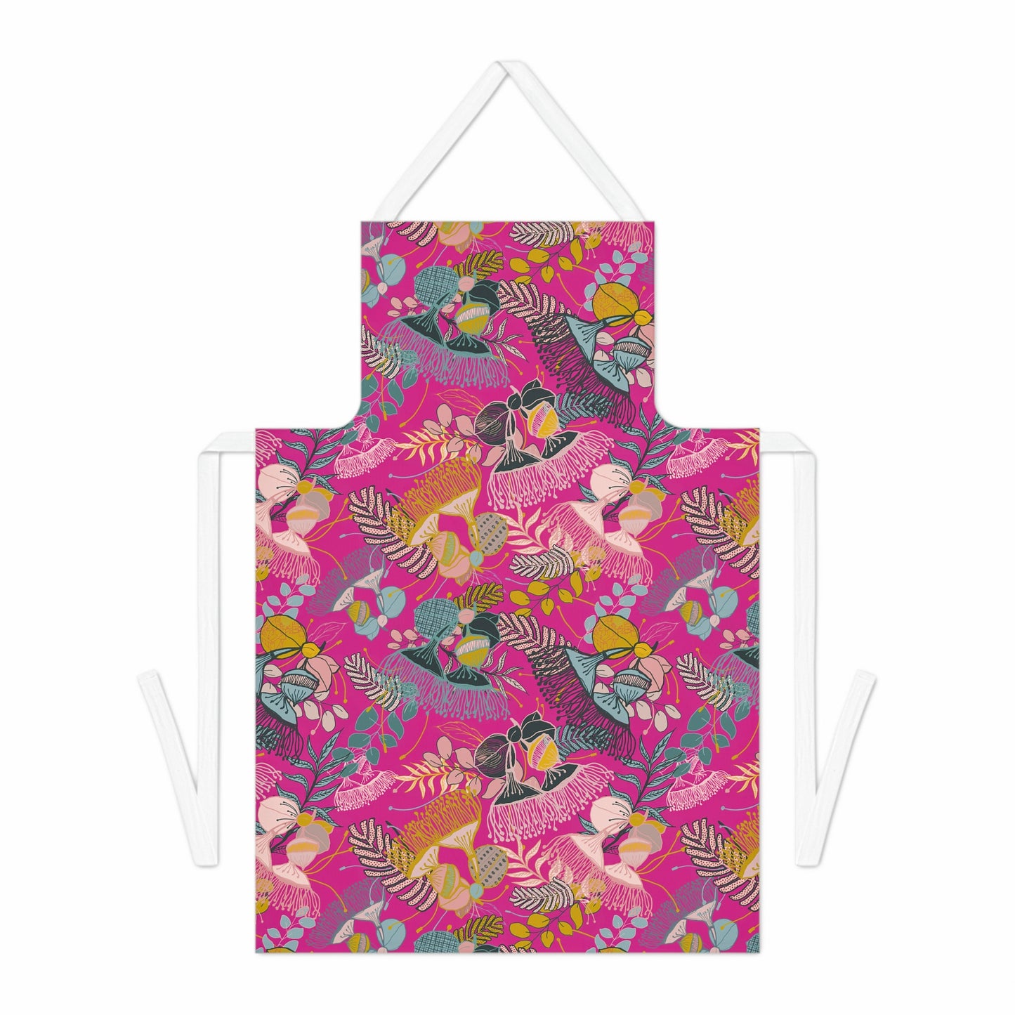 Gorgeous Gum Tree Chefs Apron - Magenta