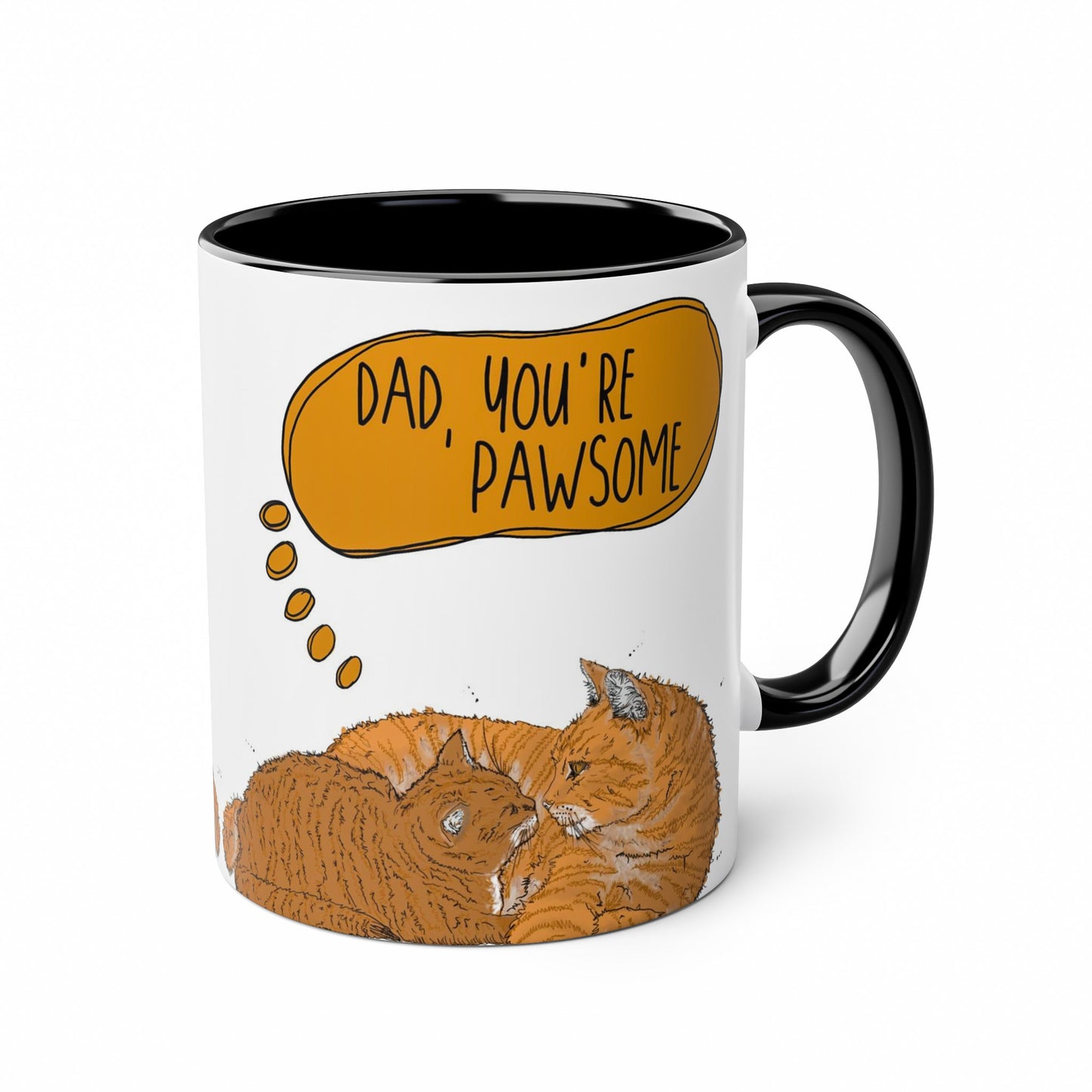 Ginger Cat Cute Fathers Day Mug