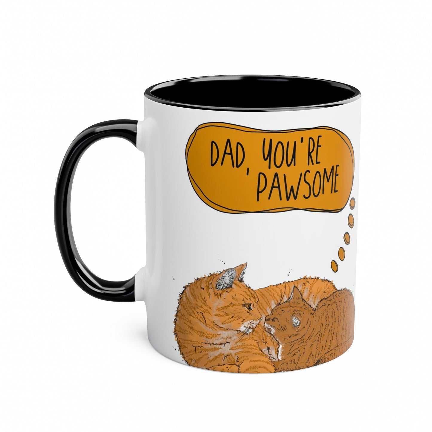 Ginger Cat Cute Fathers Day Mug