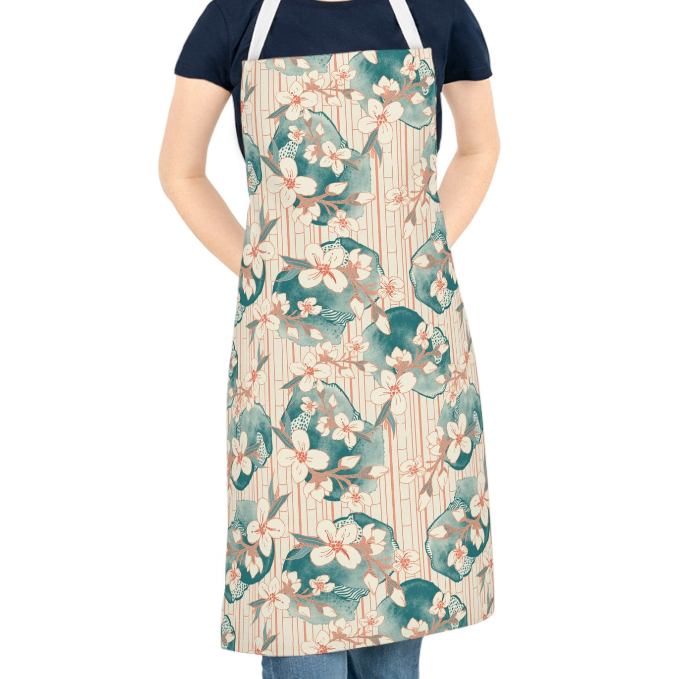 Cherry Blossom Chefs Apron