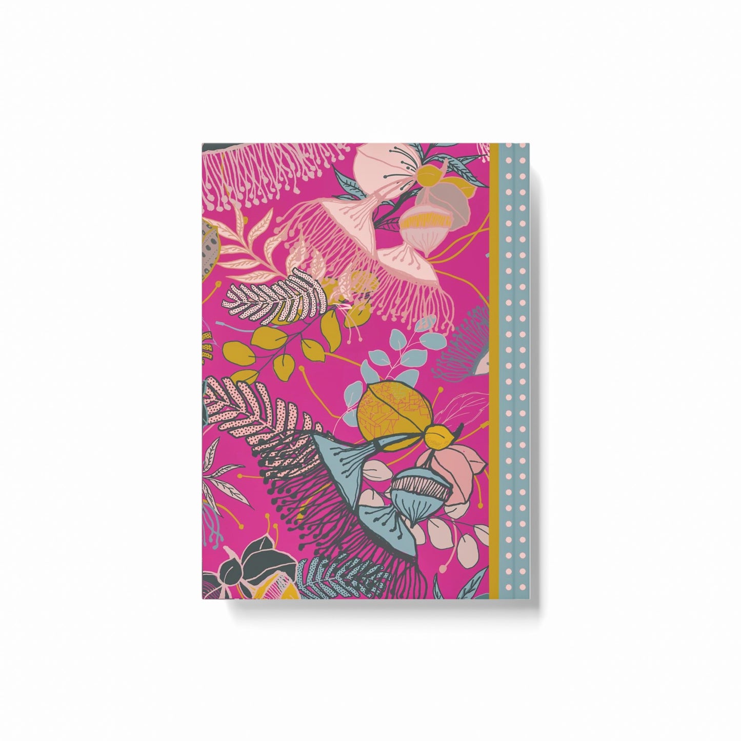 Gorgeous Gum Tree Hard Backed Journal - Magenta