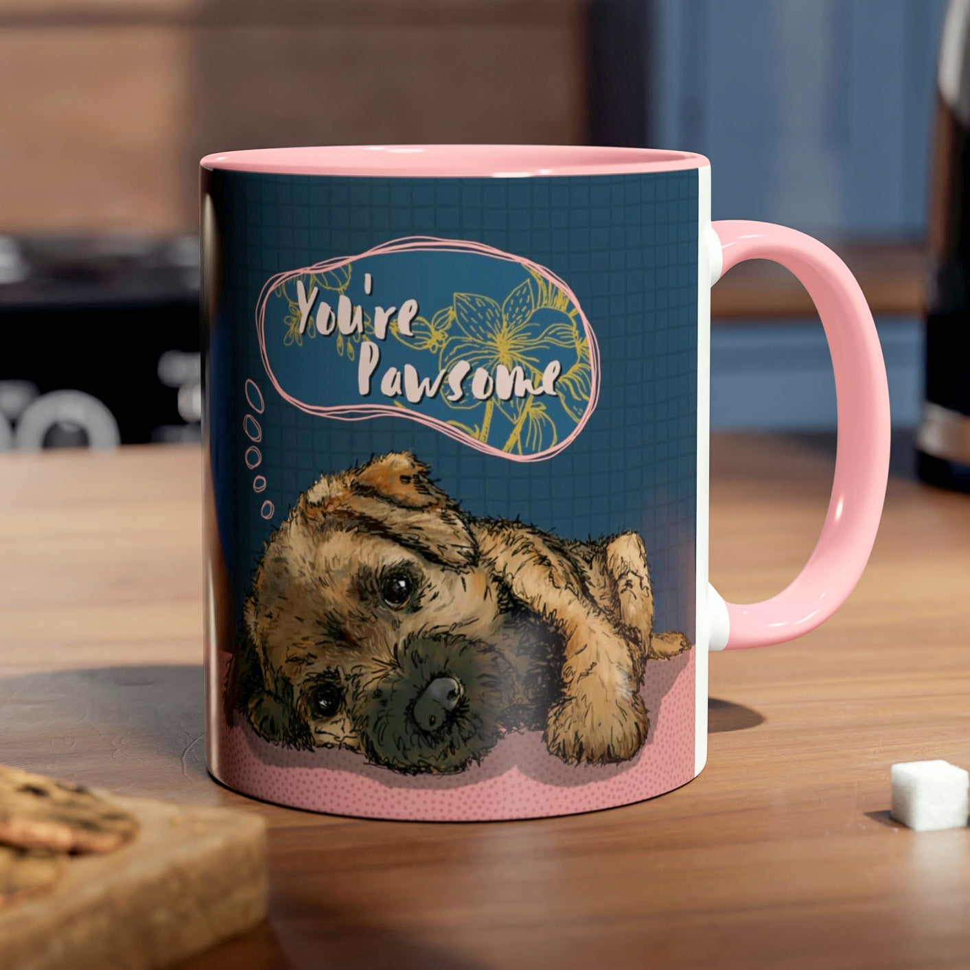 Cute ‘You’re Pawsome’ Border Terrier Mug