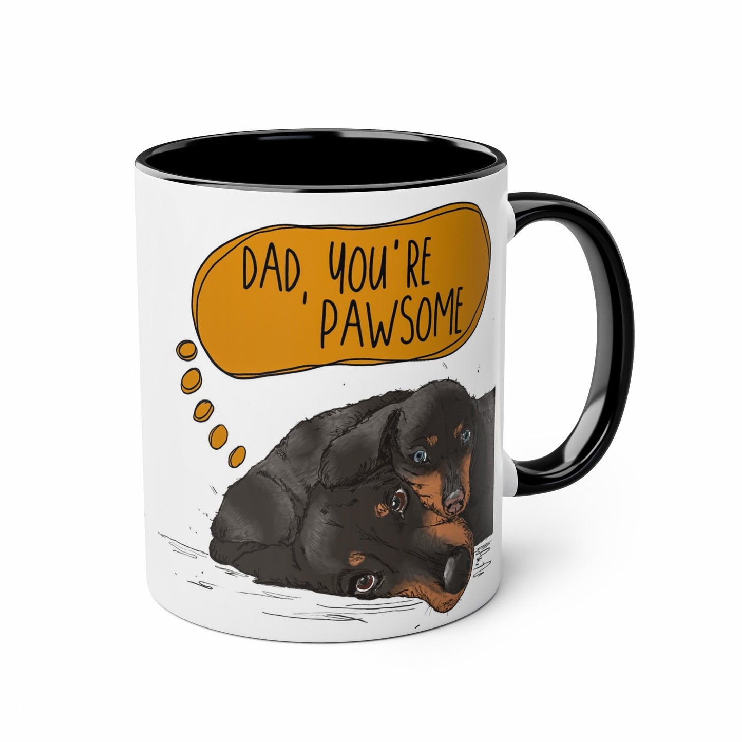 Cute Dachshund, Sausage Dog, Doxie Mug for Dog Dad