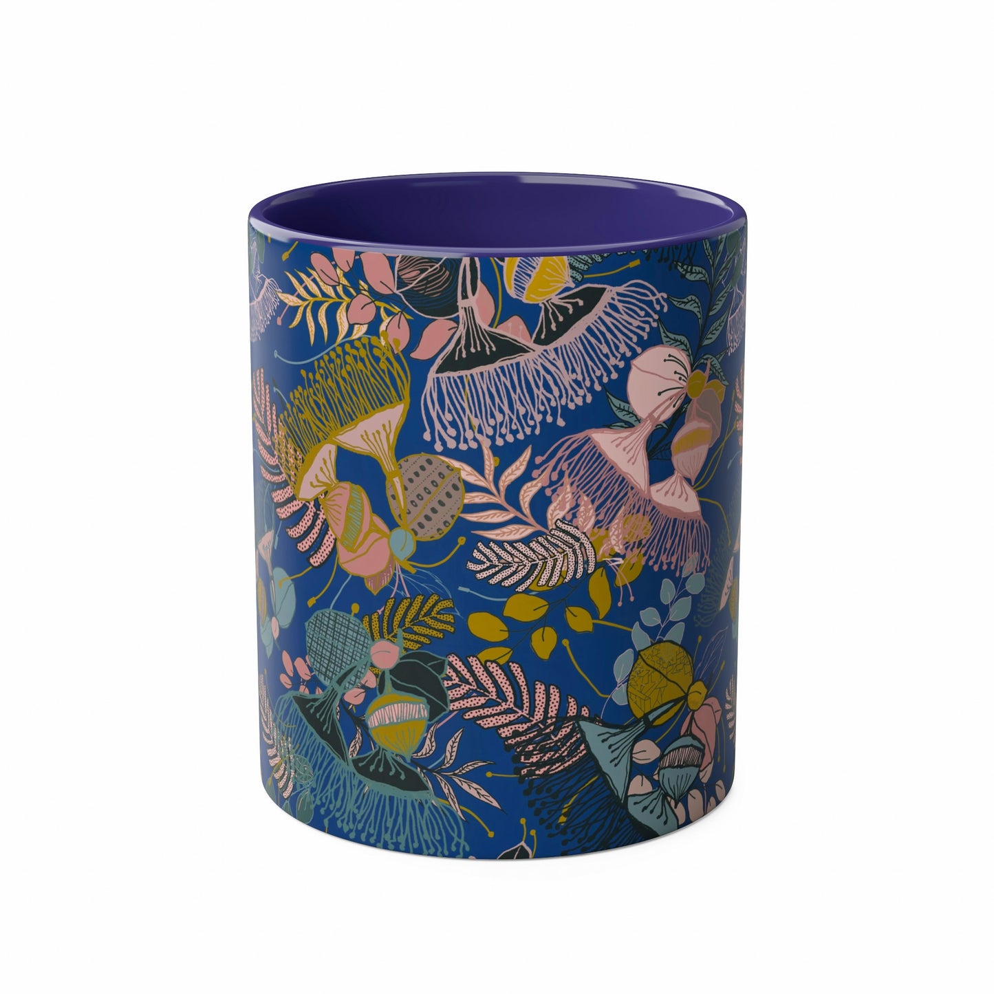 Gum Tree Mug - Electric Blue and Pink