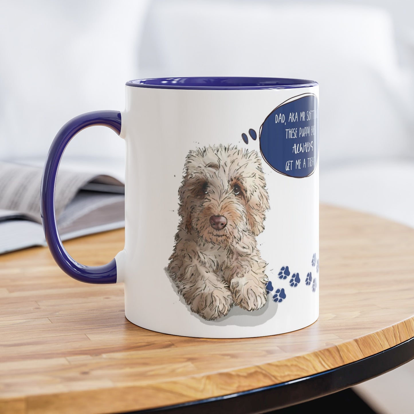 Cockapoo and Cavapoo Mug for Dog Dad