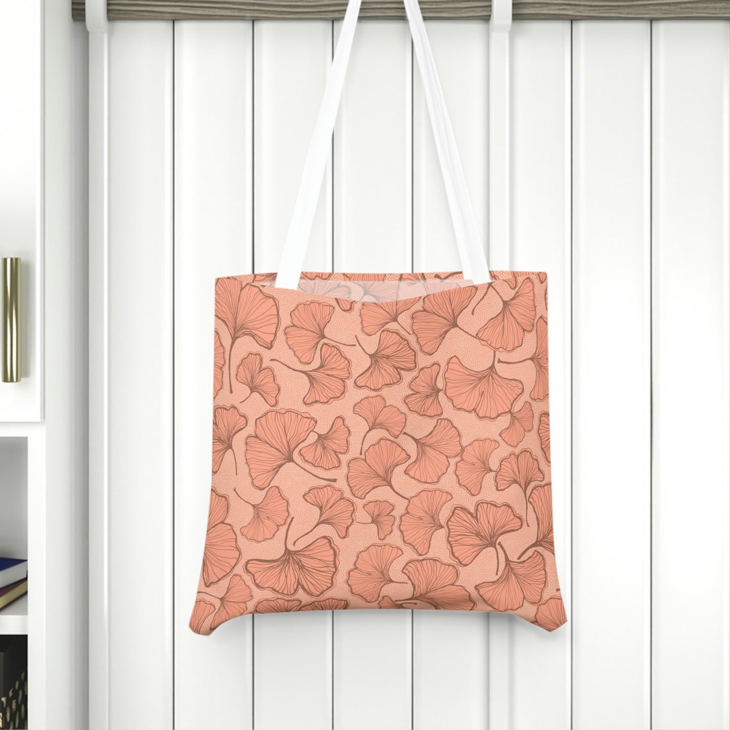 Gorgeous Ginkgo Bilbao Coral Tote Bag