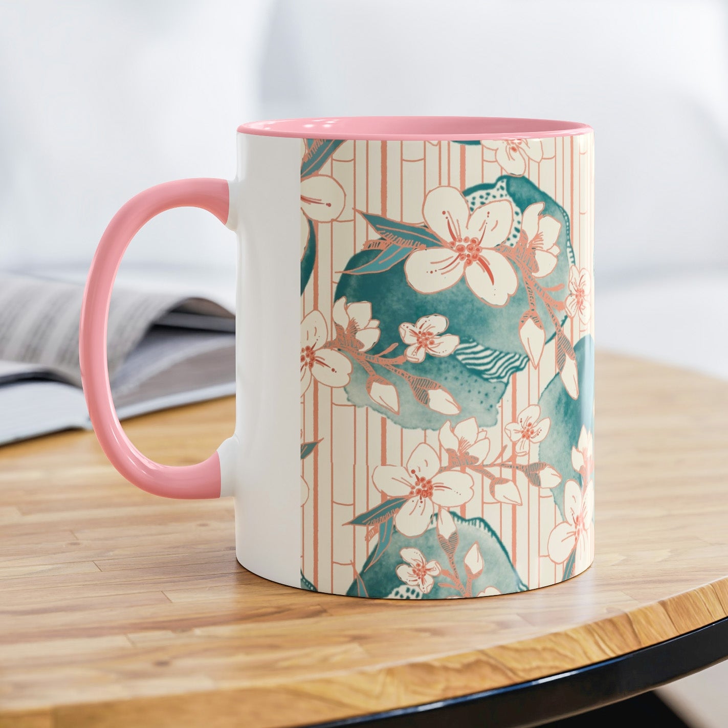 Cherry Blossom Two Tone Mug