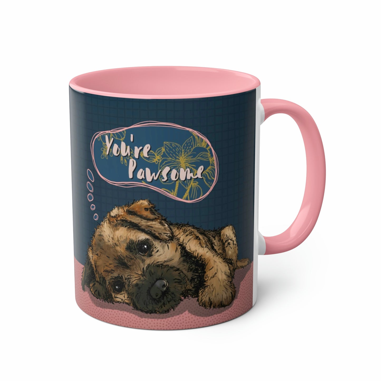 Cute ‘You’re Pawsome’ Border Terrier Mug