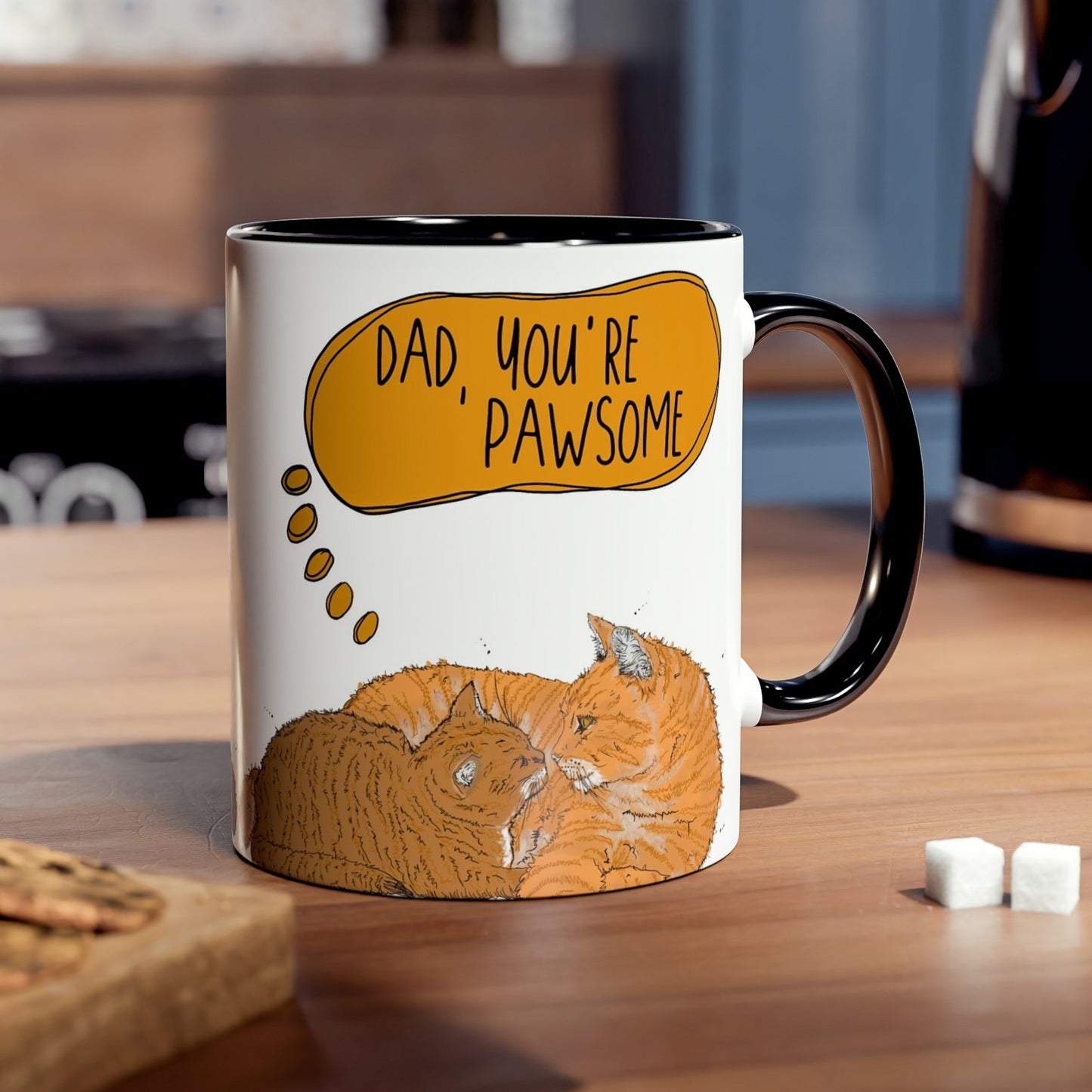 Ginger Cat Cute Fathers Day Mug