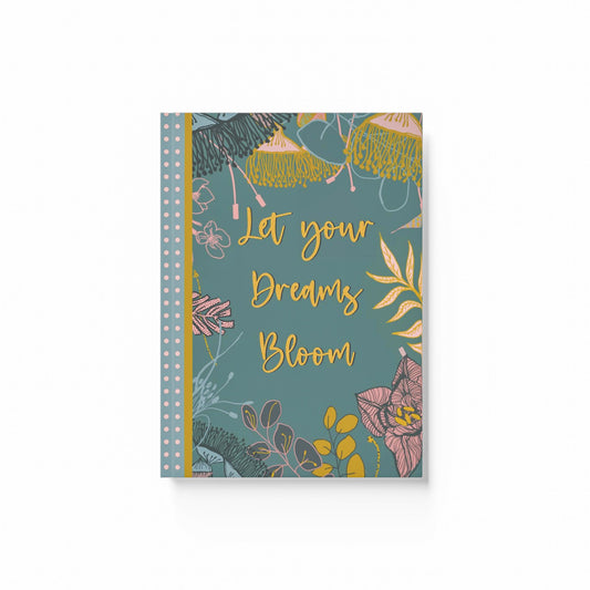 Gorgoues Gum Tree Hard Backed Journal - Teal