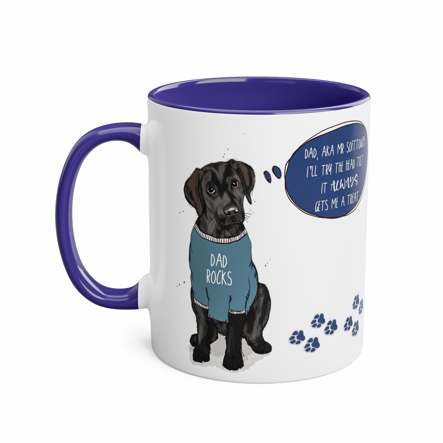 Black Labrador Dog Dad Mug