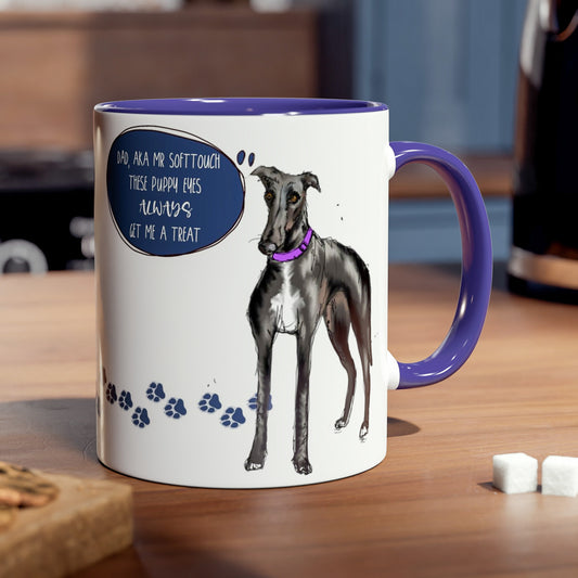 Greyhound Funny Fathers Day Mug