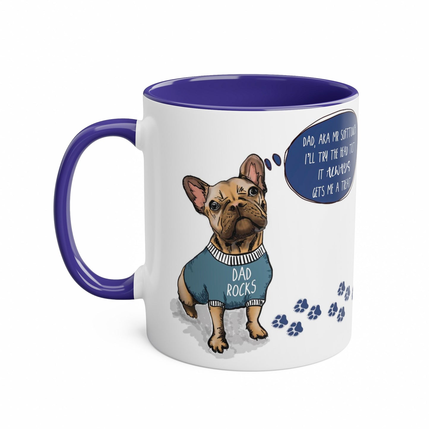 Yellow Frenchie Fathers Day Mug