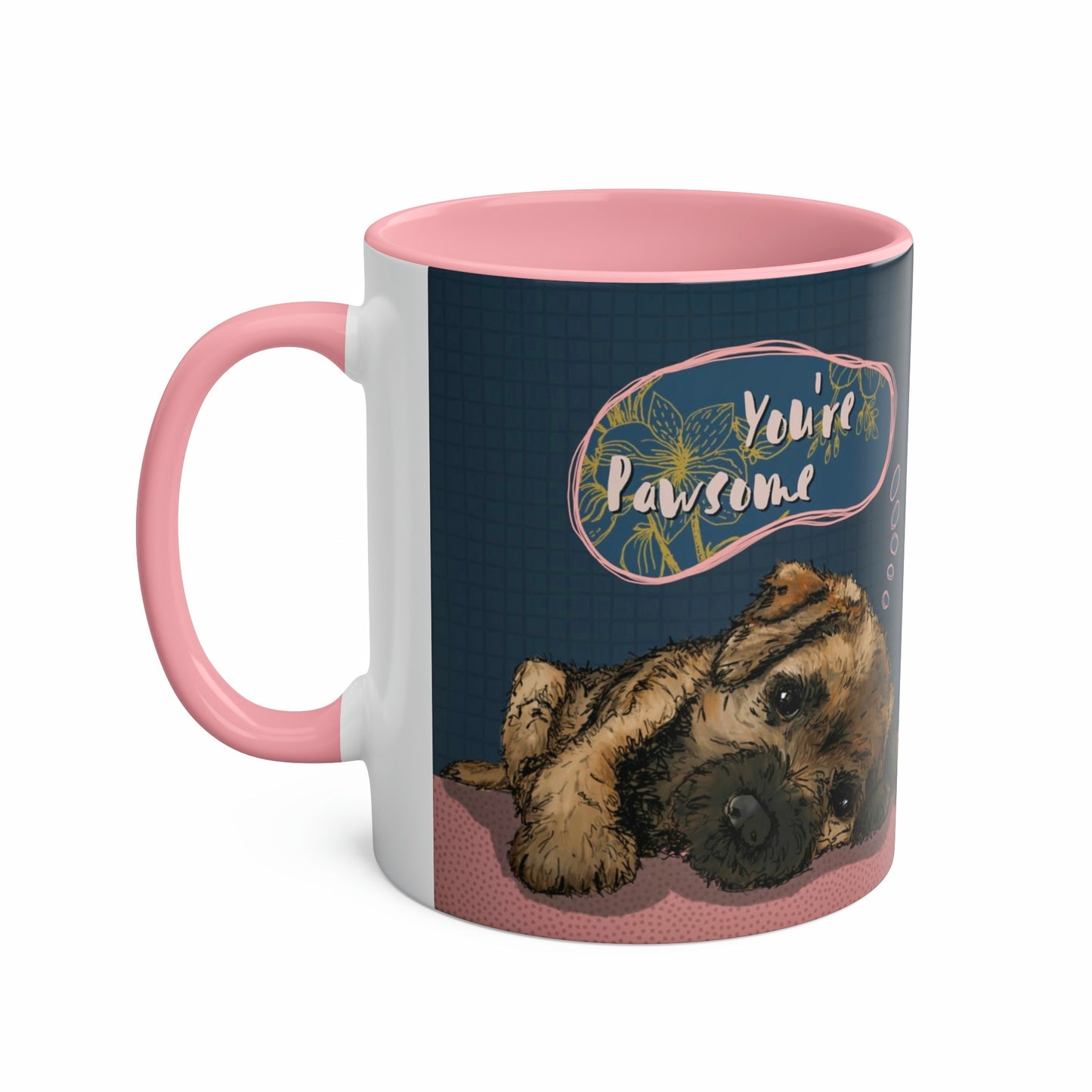 Cute ‘You’re Pawsome’ Border Terrier Mug