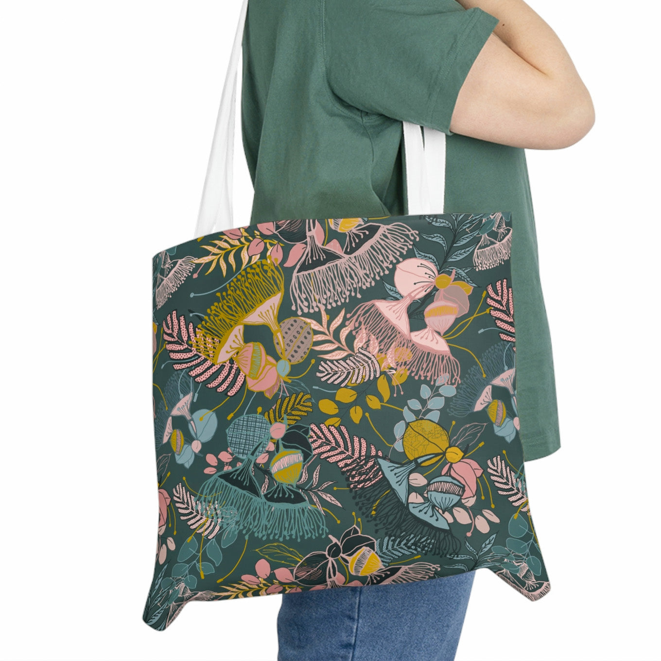 Gorgeous Gum Tree Tote Bag - Teal