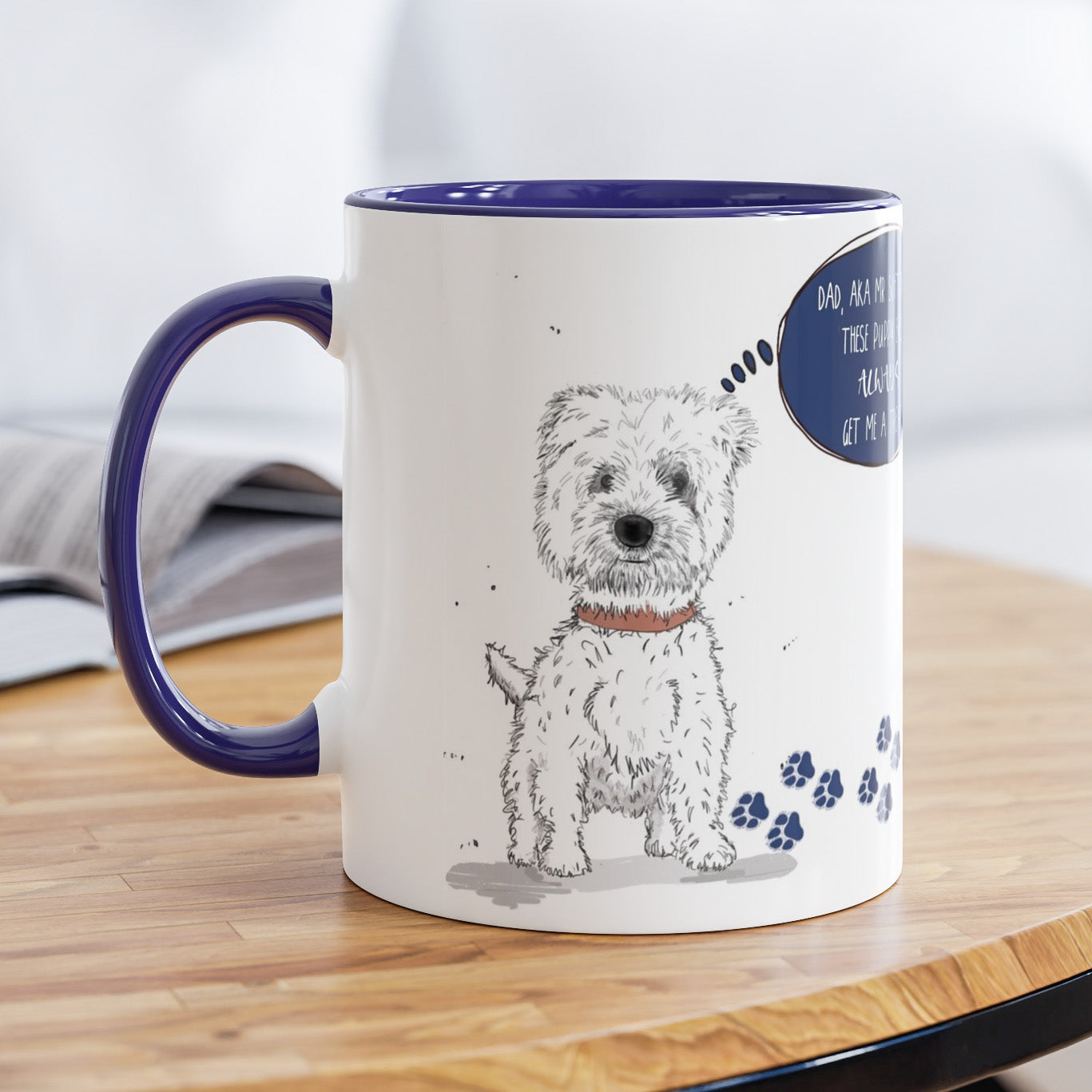 Westie/ Scottie Terrier Fathers Day Mug