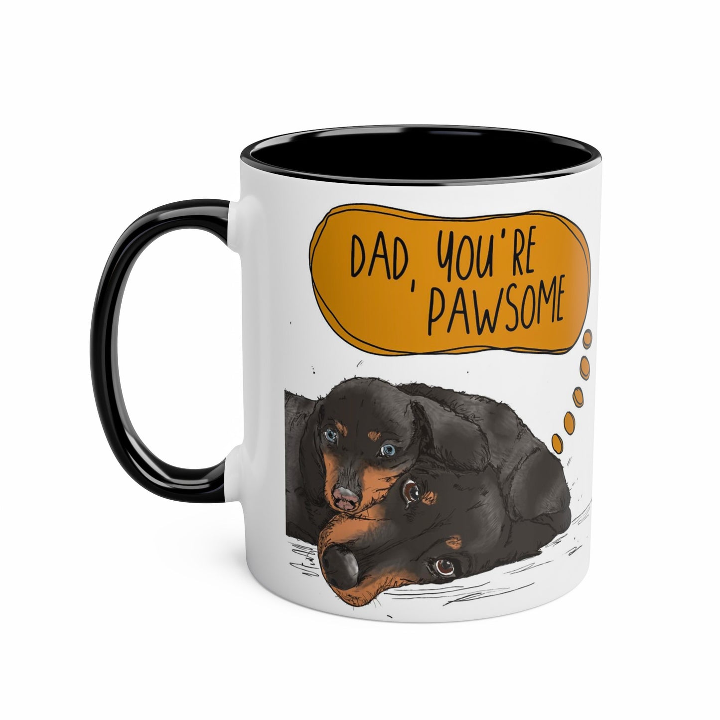 Cute Dachshund, Sausage Dog, Doxie Mug for Dog Dad