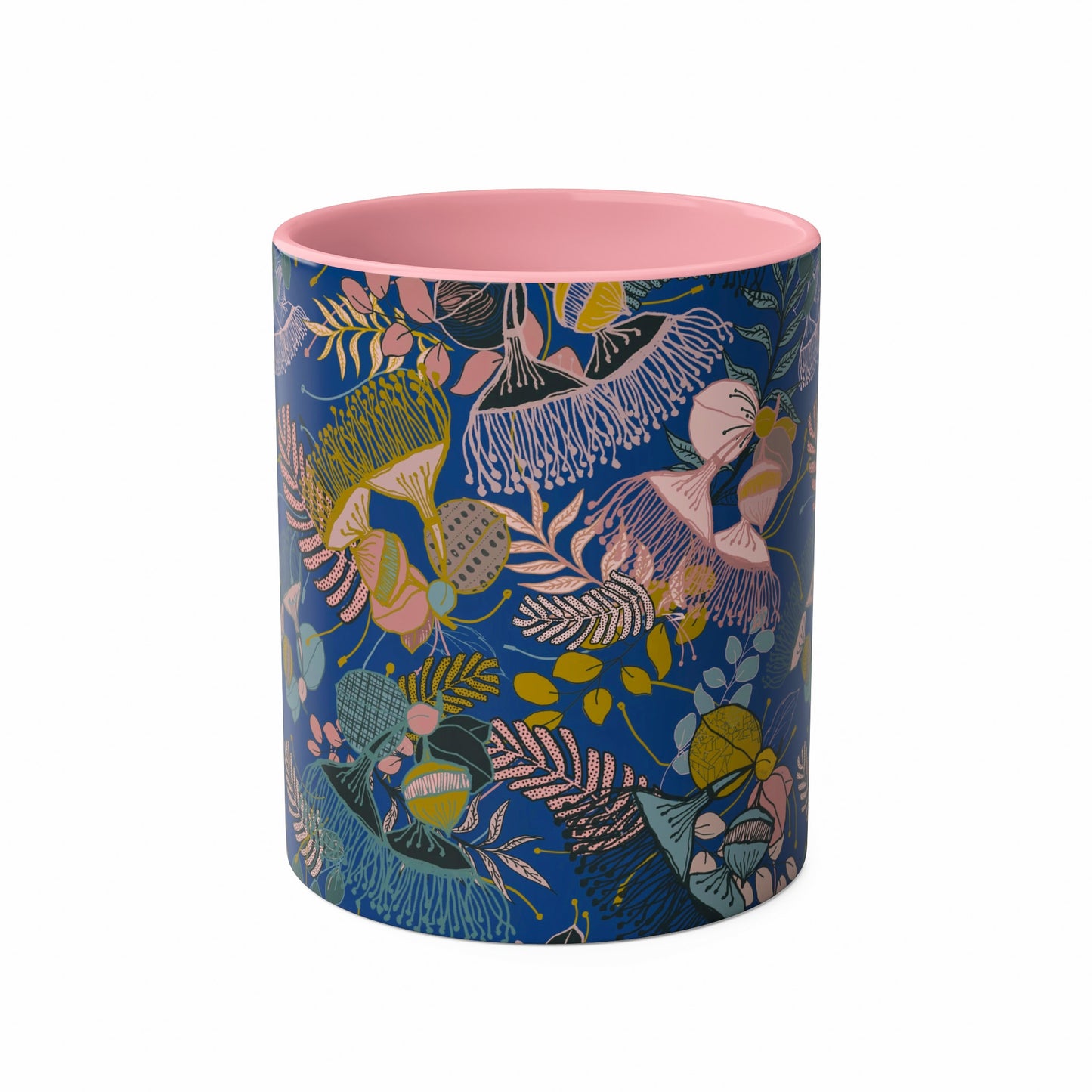 Gum Tree Mug - Electric Blue and Pink