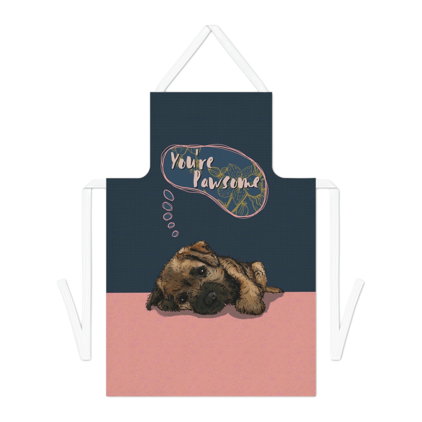 Cute Puppy Border Terrier Apron