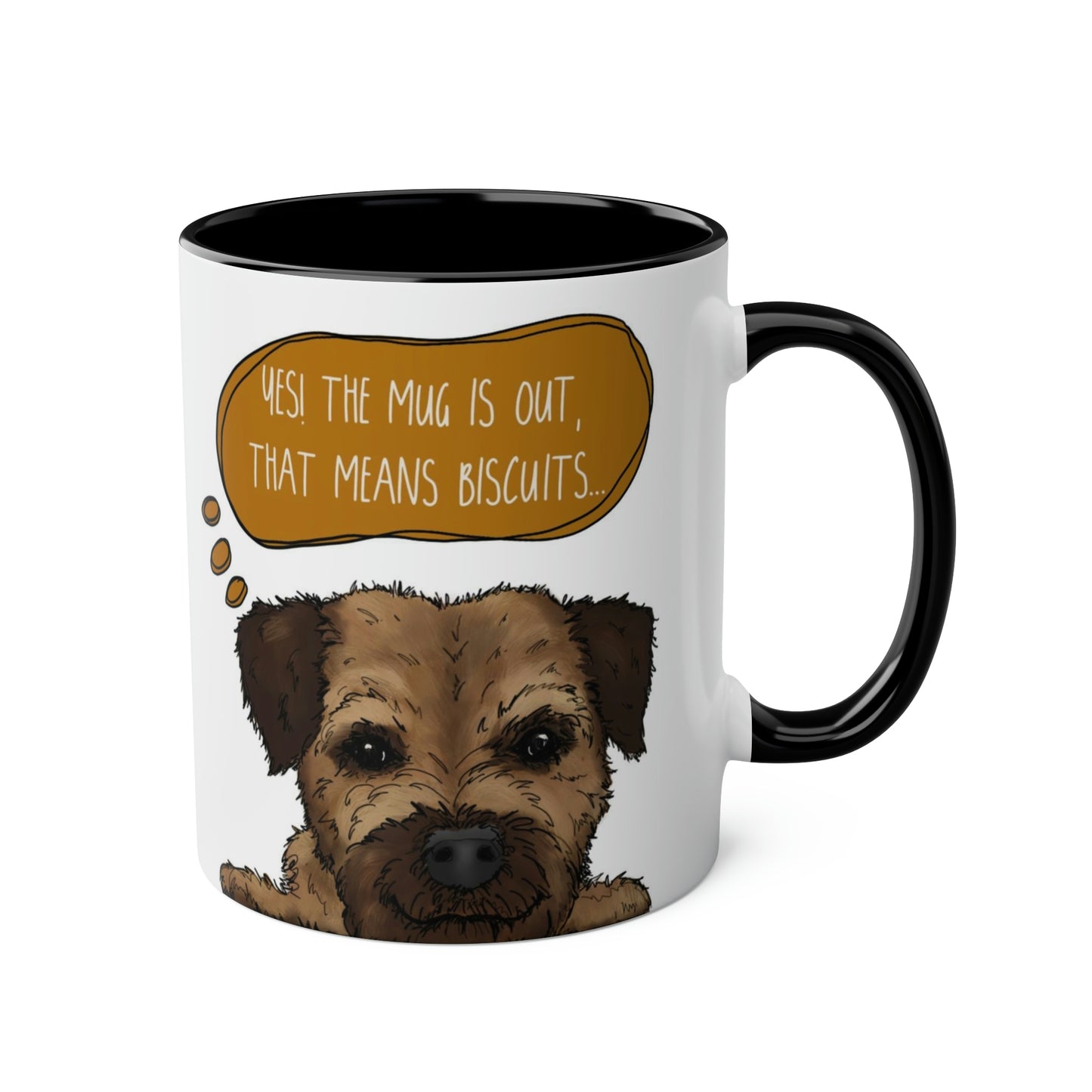 Cheeky Border Terrier Mug