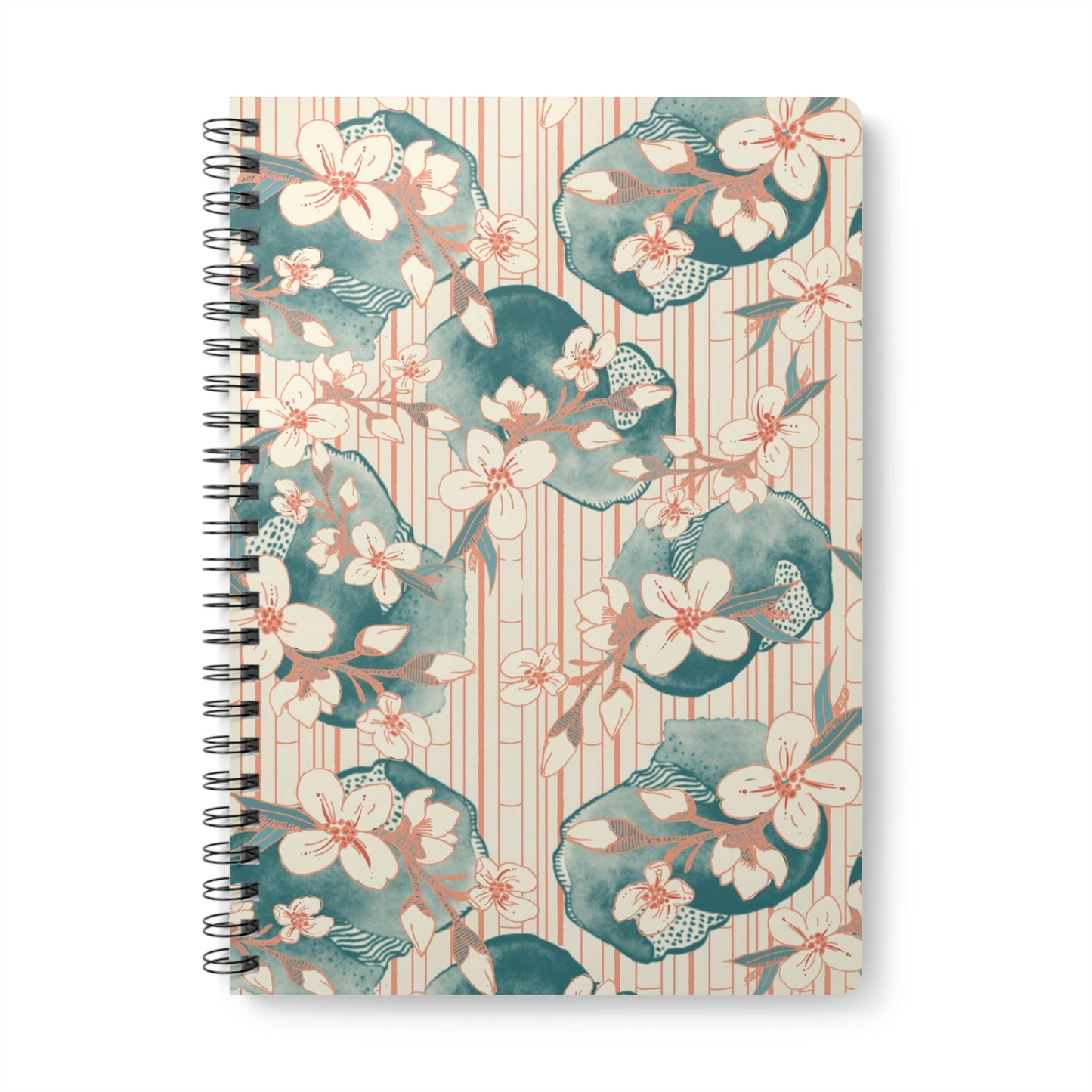 Cherry Blossom Spiral Notebook