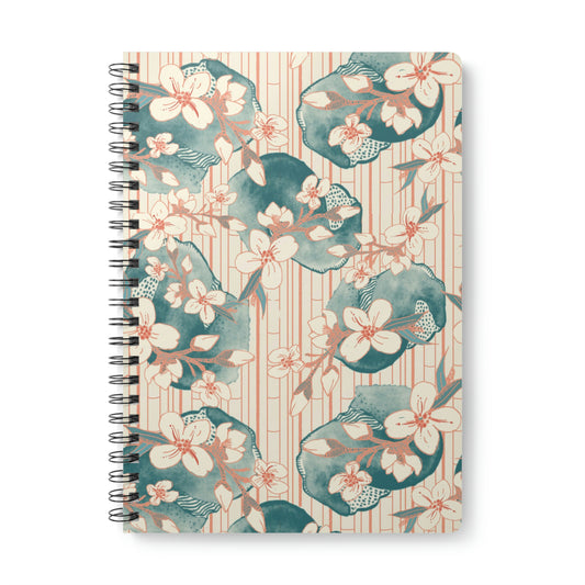 Cherry Blossom Spiral Notebook