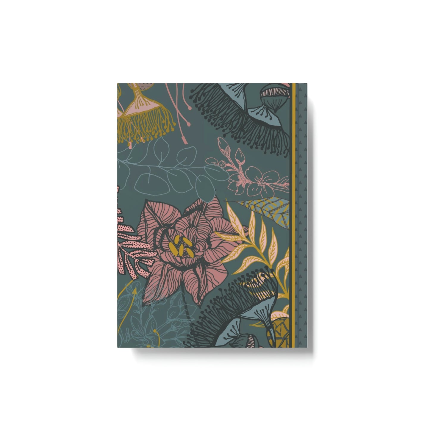 Cute ‘Border In the Bushes’ Hard Backed Journal / Notebook