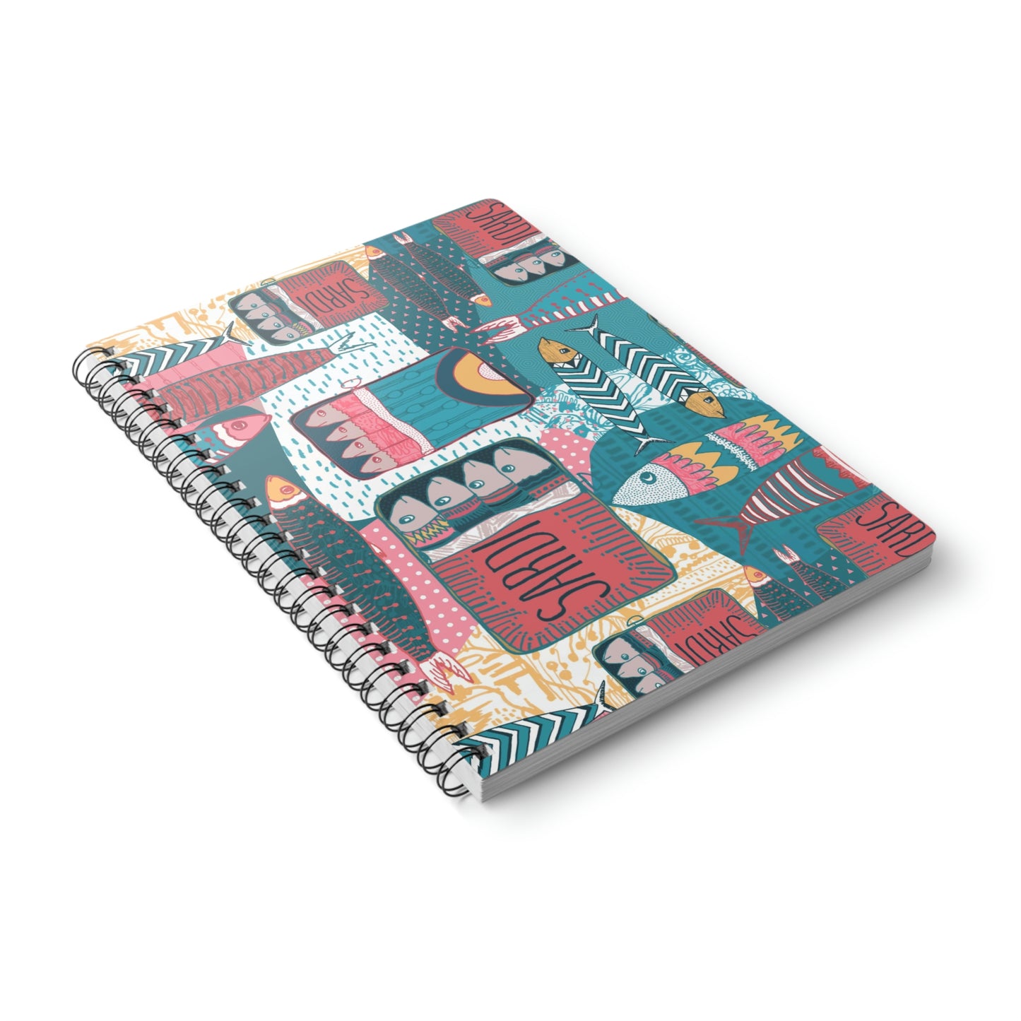 Sardines In A Can Spiral Notebook