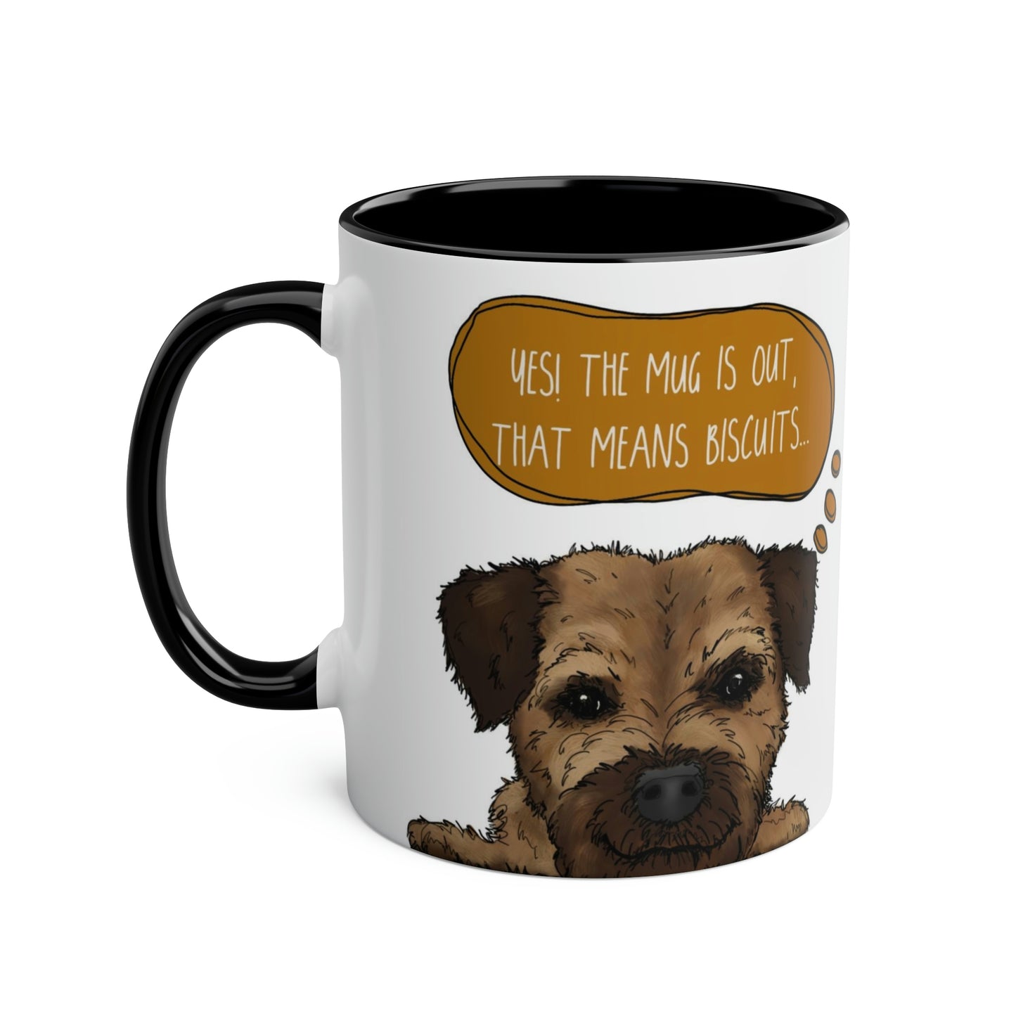 Cheeky Border Terrier Mug