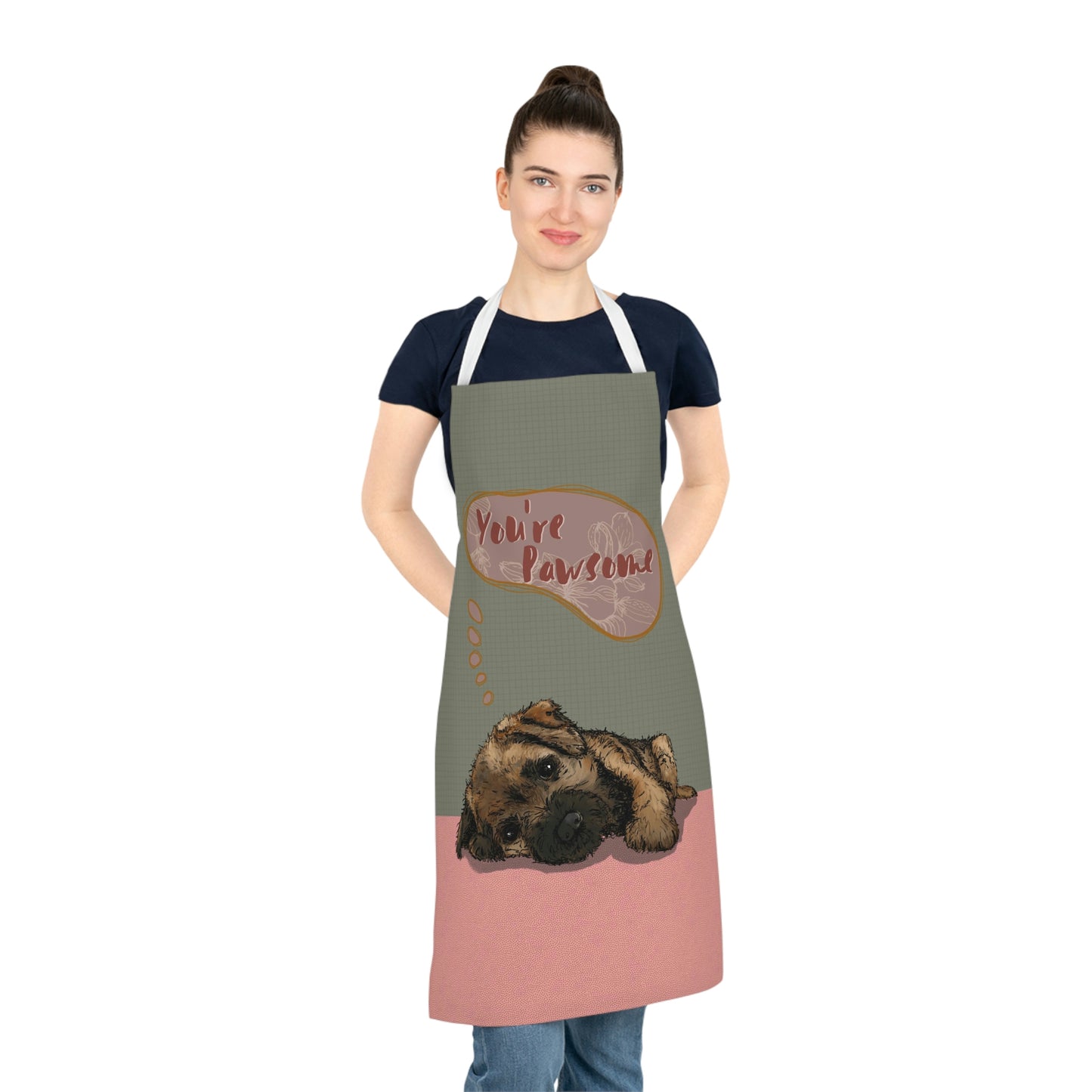 Puppy Border Terrier ‘You’re Pawsome’ Apron