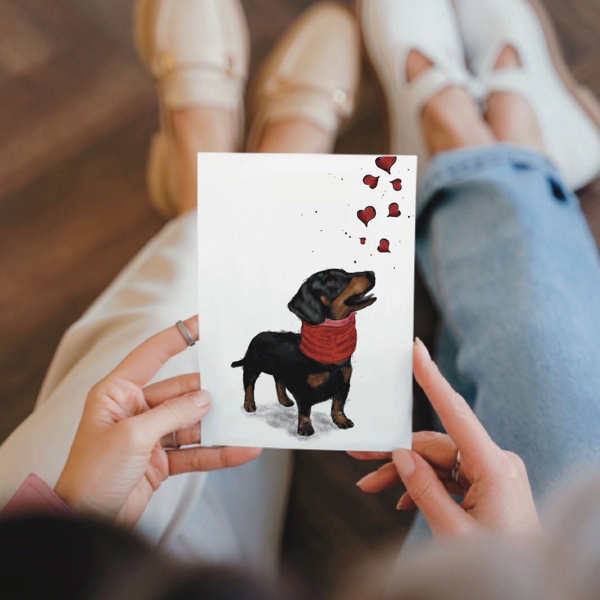 Dachshund Anniversary Card