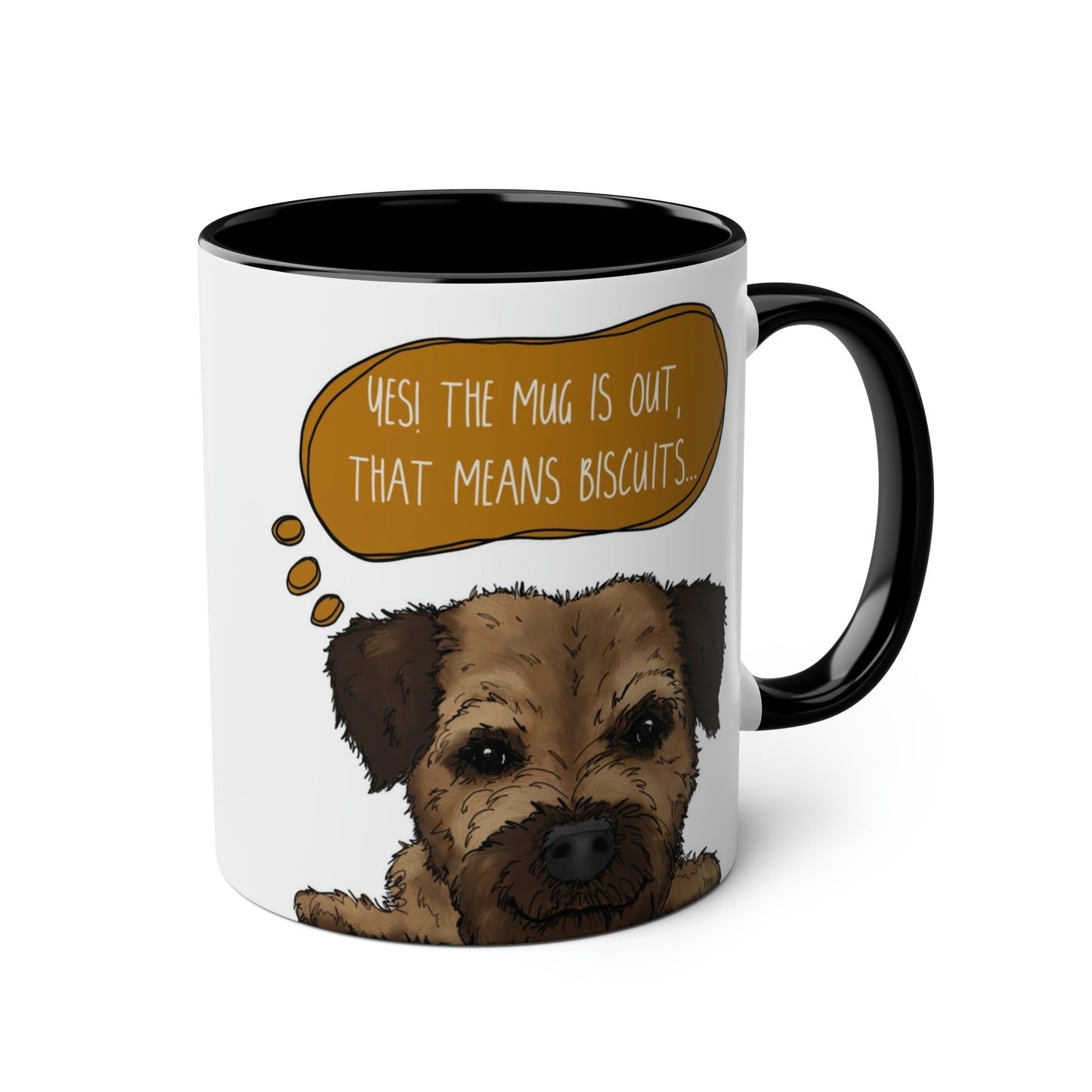 Cheeky Border Terrier Mug