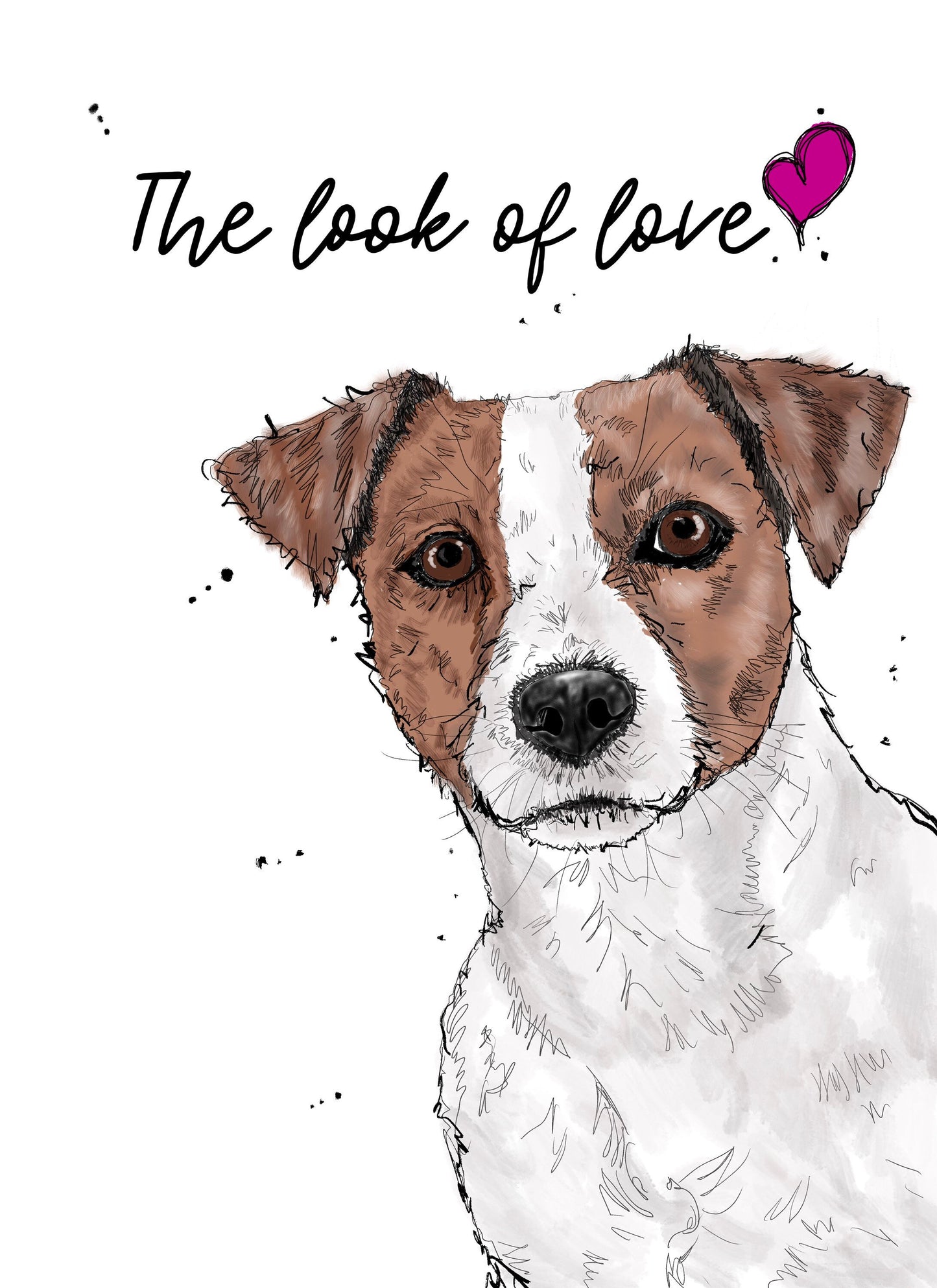 Jack Russell Love / Anniversary Card