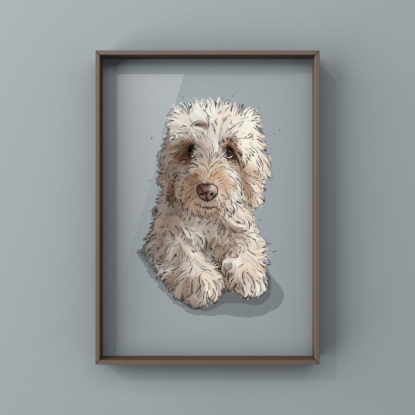 Personalised Original Digital Pet Portrait