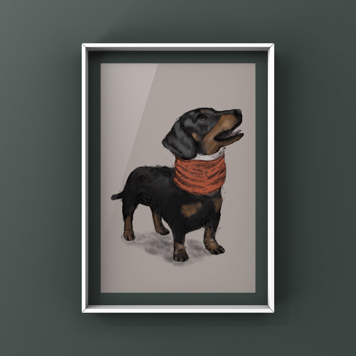 Personalised Original Digital Pet Portrait