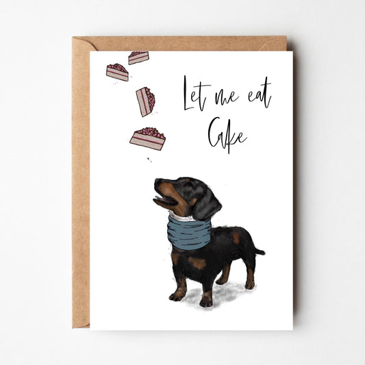 Dachshund Birthday Card