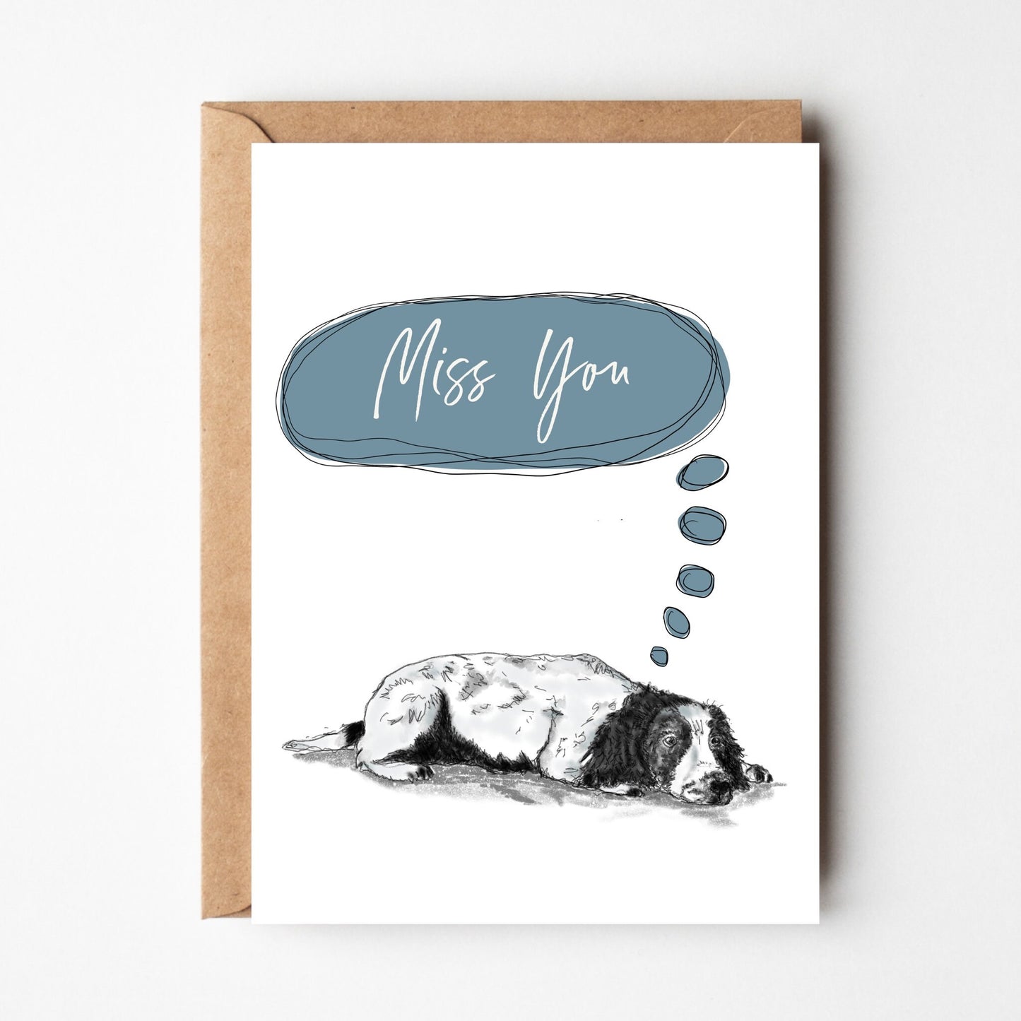 Springer Miss You Card