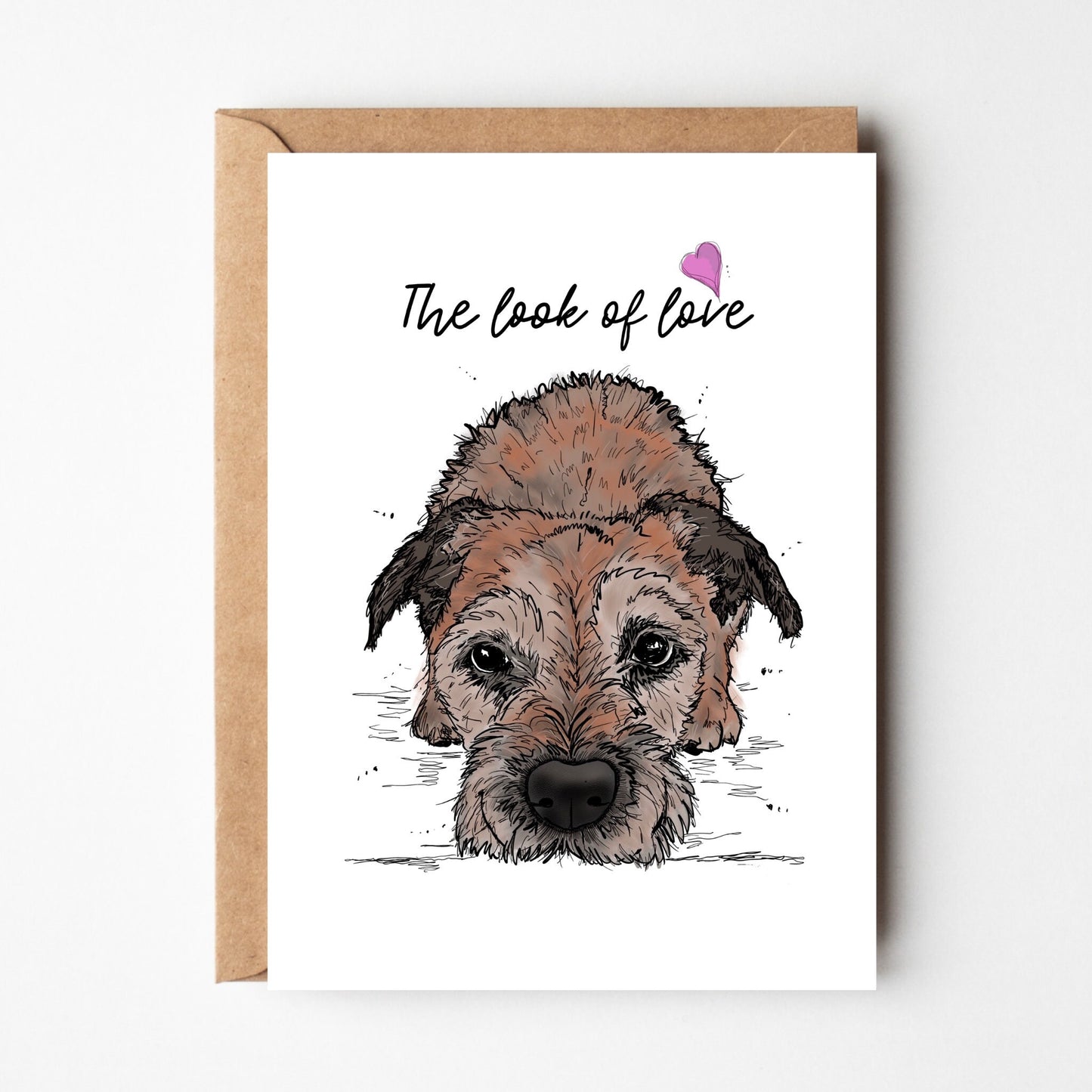 Border Terrier Love/ Anniversary Card