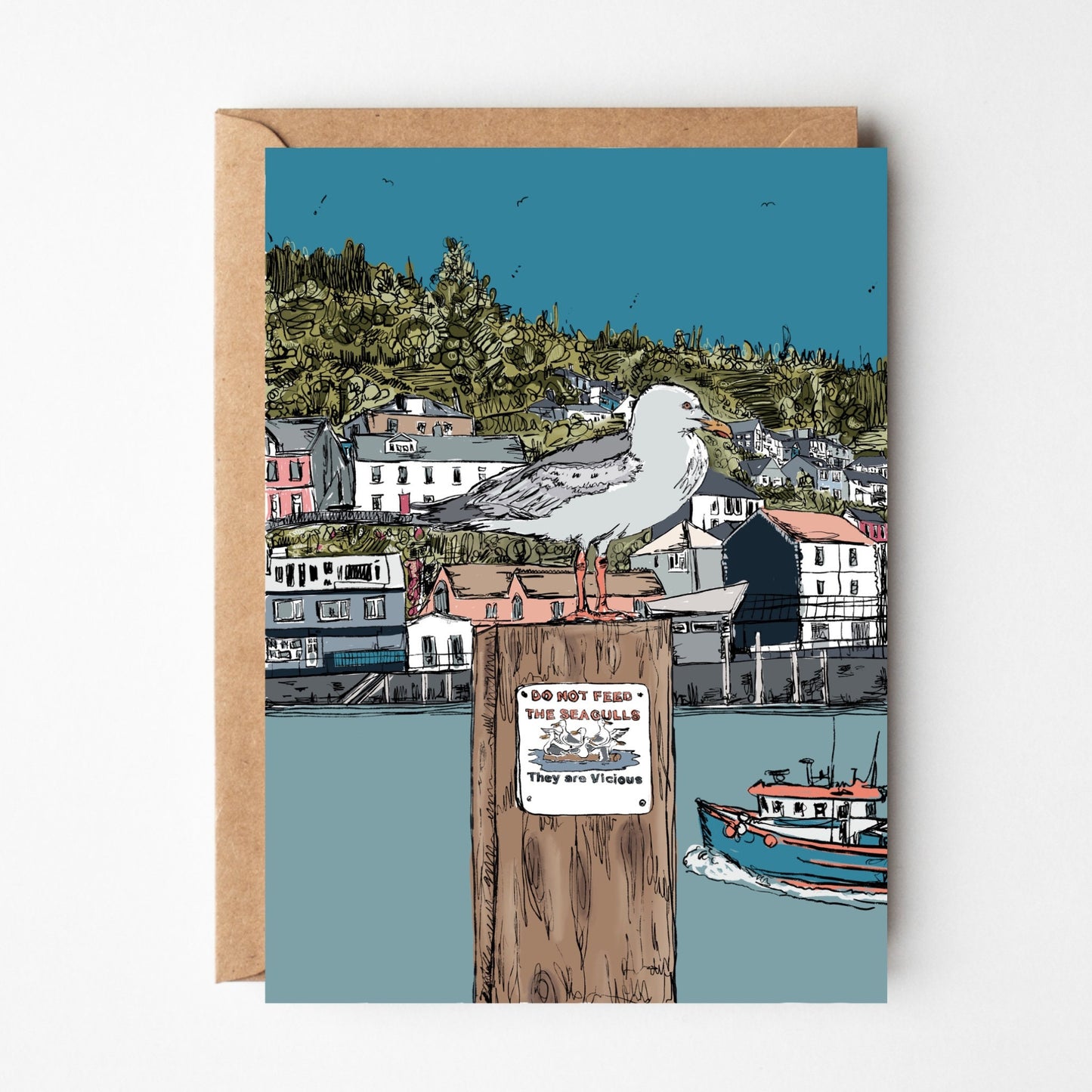 Seagull Notecards 5 pack