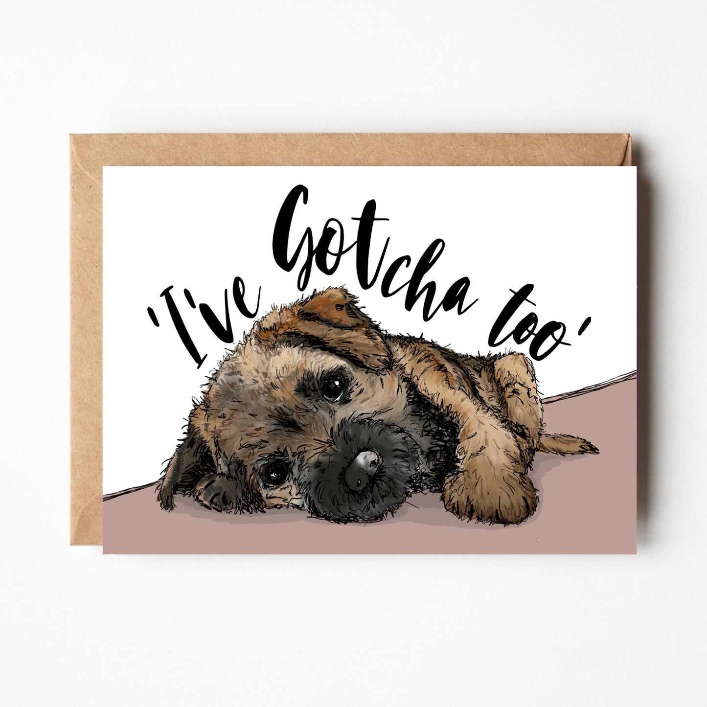 Border Terrier Gotcha Day Card