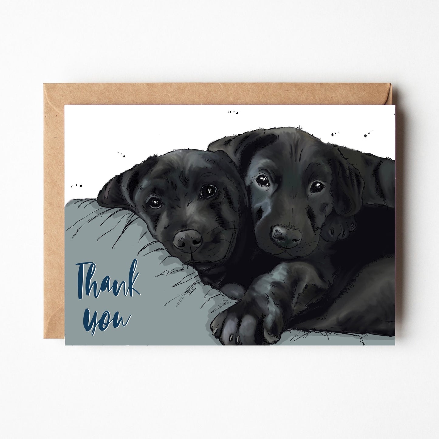 Labrador Duo Notecard Set