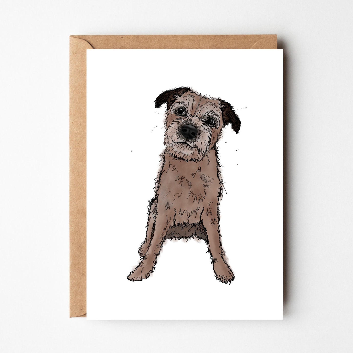 Border Terrier notecards 5 pack