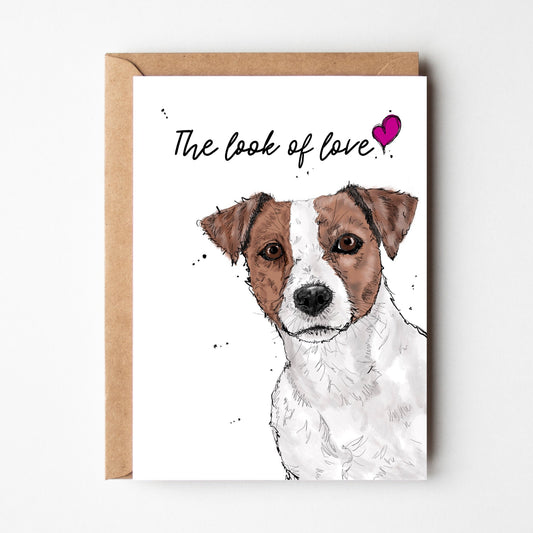 Jack Russell Love / Anniversary Card