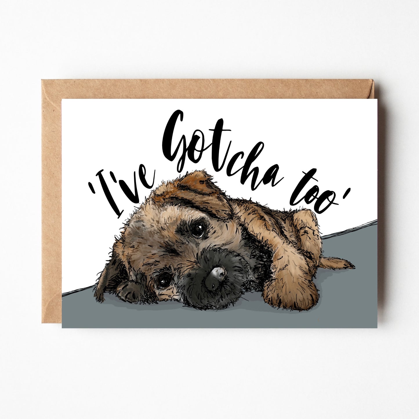 Border Terrier Gotcha Day Card